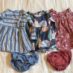 Carter's Baby Bodysuit with Blue, Green, Pink Trim